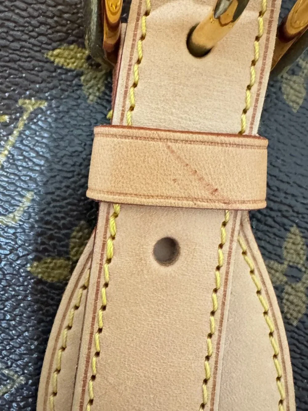 LOUIS VUITTON Authentic Monogram Hampstead GM
